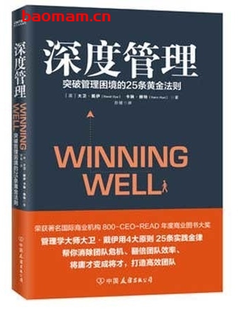 深度管理：突破管理困境25条黄金法则_企业管理教材_pdf电子书_作者: [美]大卫•戴伊（David Dye） / [美]卡琳•赫特（Karin Hurt）