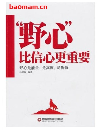 “野心”比信心更重要_pdf电子书_作者: 马银春 成功励志 第1张-7B4电子书 “野心”比信心更重要_pdf电子书_作者: 马银春