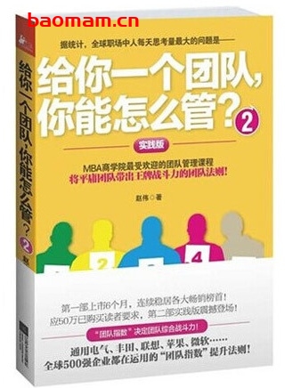 给你一个团队,你能怎么管?II(实践版)_pdf电子书_ 电子书 第1张-7B4电子书 给你一个团队,你能怎么管?II(实践版)_pdf电子书_