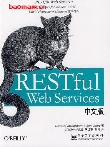 RESTful Web Services 中文版-作者: Leonard Richardson / Sam Ruby-PDF电子书 电子书 第1张-7B4电子书 RESTful Web Services 中文版-作者: Leonard Richardson / Sam Ruby-PDF电子书