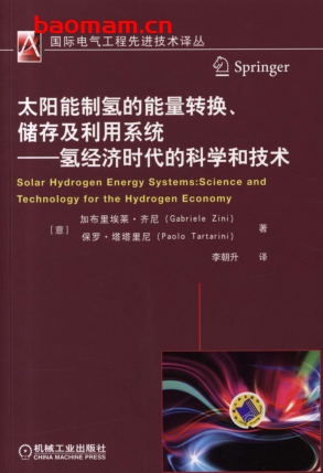 太阳能制氢的能量转换、储存及利用系统——氢经济时代的科学和技术-作者: 加布里埃莱.齐尼-PDF电子书 工业技术 第1张-7B4电子书 太阳能制氢的能量转换、储存及利用系统——氢经济时代的科学和技术-作者: 加布里埃莱.齐尼-PDF电子书