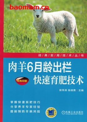 肉羊6月龄出栏快速育肥技术-作者: 周占琴-PDF电子书 电子书 第1张-7B4电子书 肉羊6月龄出栏快速育肥技术-作者: 周占琴-PDF电子书