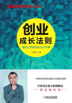 创业成长法则：驱动公司成长的九大引擎-作者： 王胜江-PDF电子书