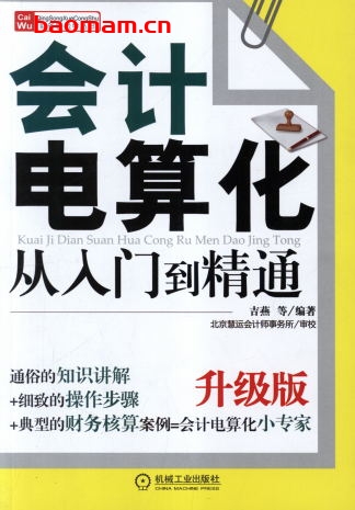 会计电算化从入门到精通_升级版-作者: 吉燕-PDF电子书 电子书 第1张-7B4电子书 会计电算化从入门到精通_升级版-作者: 吉燕-PDF电子书