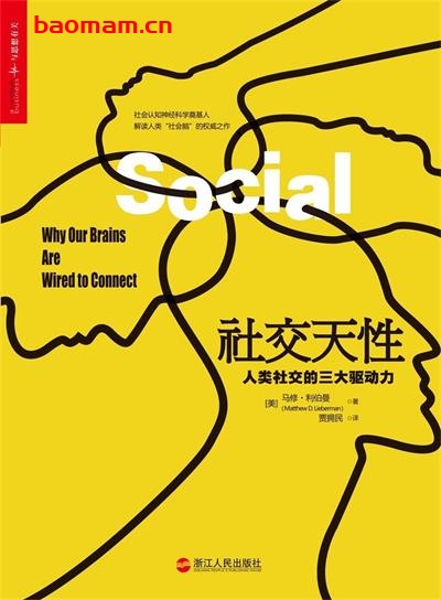社交天性：人类社交的三大驱动力-作者: [美] 马修·利伯曼（Matthew D. Lieberman）-PDF电子书
