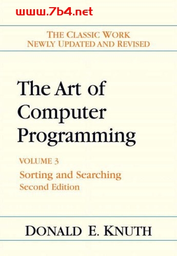 The Art of Computer Programming Volume 3 Sorting and Searching 网络科技 第1张-7B4电子书 The Art of Computer Programming Volume 3 Sorting and Searching